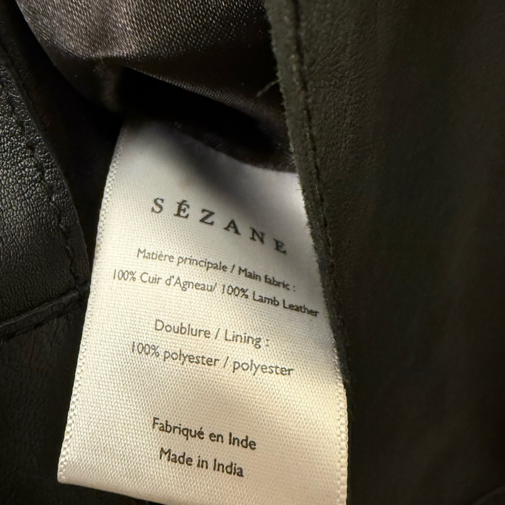 Sezane jupe cuir - Picture 6 of 12